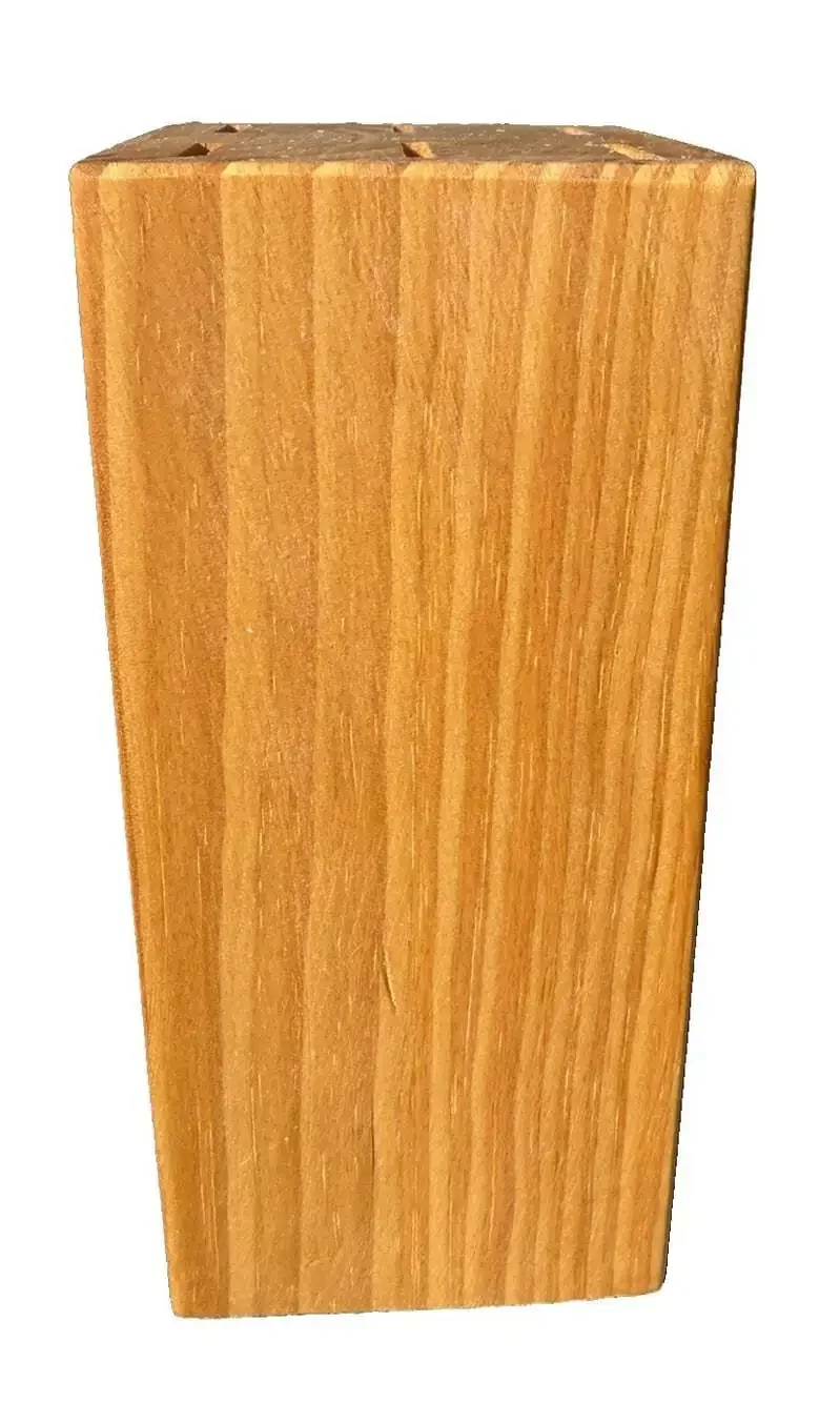 Wooden Kitchen Knife Block 6 Knife Slots